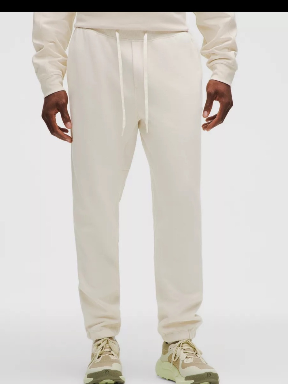 Lululemon Men’s Steady State Classic-Fit Jogger Regular Light Ivory Size XL NWT